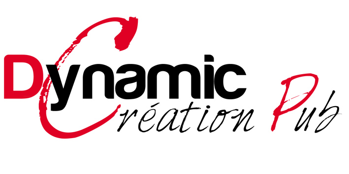 Logo Dynamic Creation Pub-Imprimerie en ligne rapide et pas cher - Cartes de visite personnalisées- Flyers professionnels - panneaux de chnatier et enseignes d'entreprise. Création de logo et de site internet pas cher.