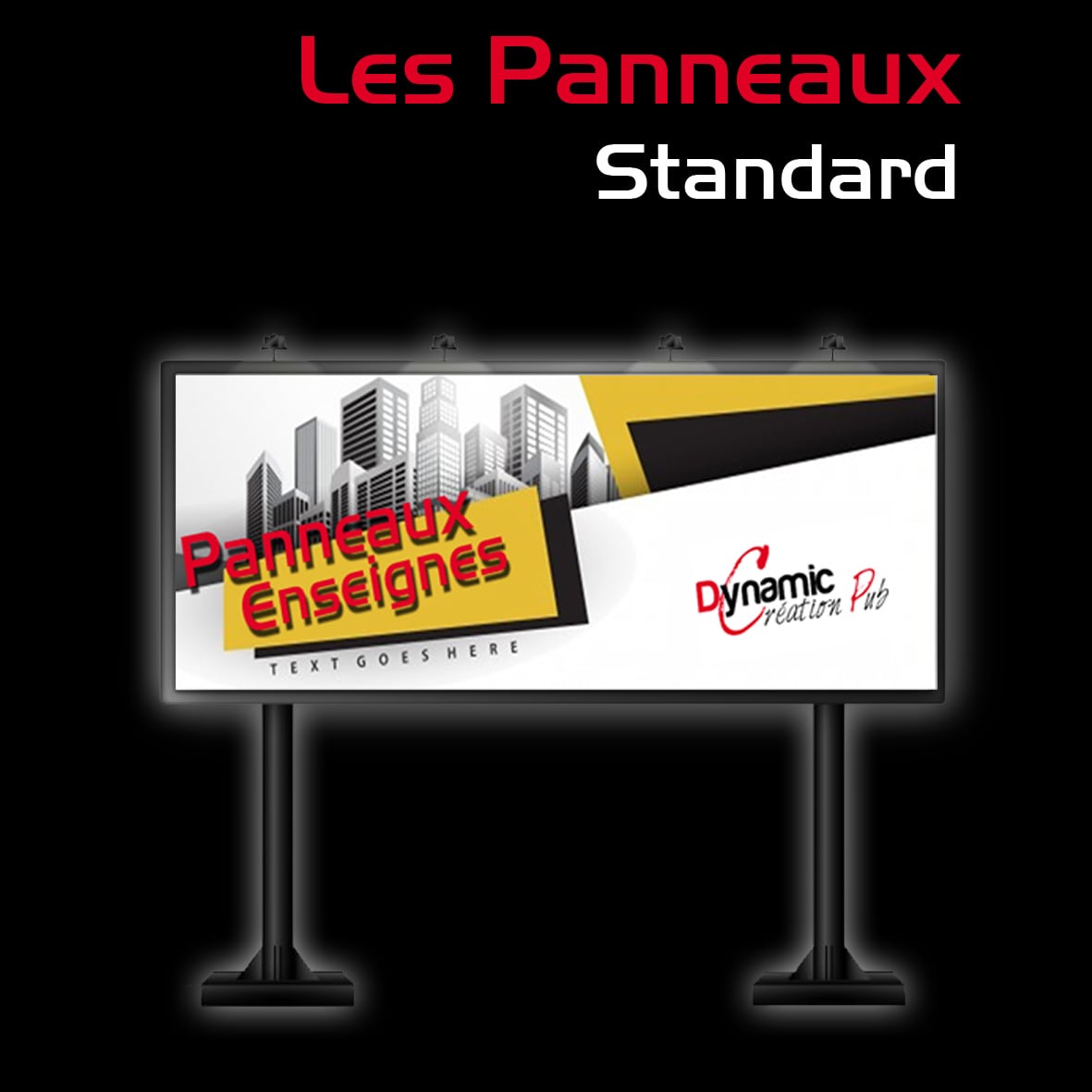 panneaux dibon personnalisés - enseigne entreprise - affichage extérieur standard - Panneaux sandwich Dibon pas cher