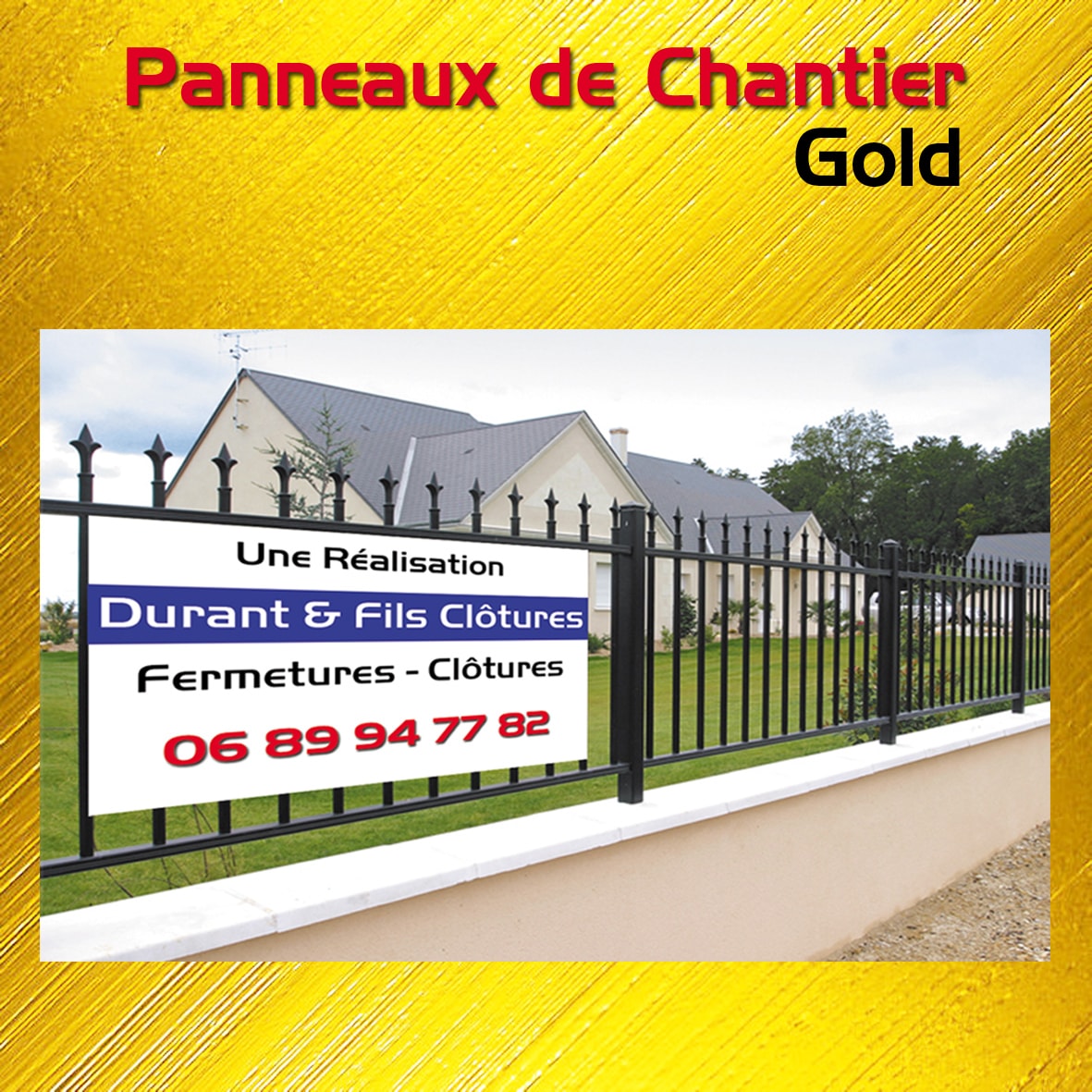 panneaux de chantier haut de gamme - affichage extérieur impression de panneaux de chantier Akylux pas cher - imprimerie en ligne disocunt