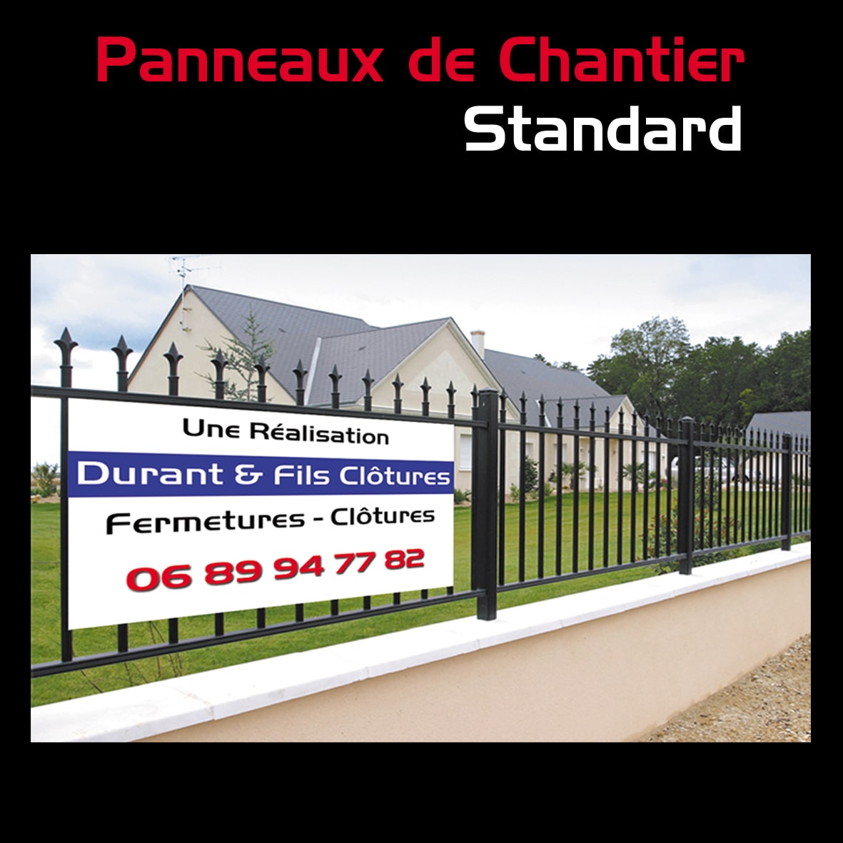 impression de vos panneaux de chantier Akylux pas cher - Simple résistant et efficace - Panneau artisan - Faites connaître votre entreprise